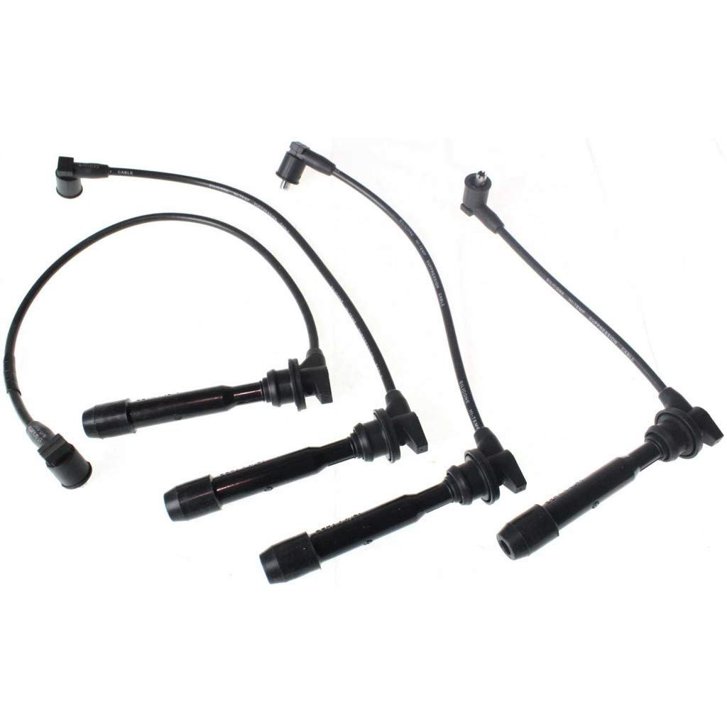 Spark Plug Wire Set For Hyundai Tucson 2005 2006 2007 2008 Of 4 Black Finish Clx-m0-usa-reph504801-cl360a71