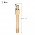 Uxcell Brass Straight Grease Fitting G1 8 Thread 90mm Length Hydraulic Accessories 2pcs