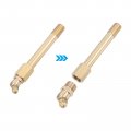 Uxcell Brass Straight Grease Fitting G1 8 Thread 90mm Length Hydraulic Accessories 2pcs
