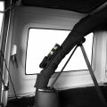 Hooke Road Roll Bar Mount Flashlight Holder W Led Emergency For Jeep Wrangler 97-24 Tj Jk Jl