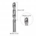 Uxcell Solid Carbide Drill Bits 4 4mm C2 K20 Tungsten Jobber Straight Shank Drilling Tool For Stainless Steel Aluminum Iron
