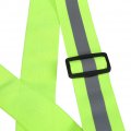 Reflective Vest Qiilu Adjustable Elastic Safety Strap For Running Cycling Jogging Green