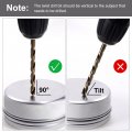 Uxcell 20pcs Cobalt Drill Bit 0 16 4mm Drilling Dia M35 Twist Drills Hex Shank Bits For Steel Aluminum Copper Soft Alloy Wood