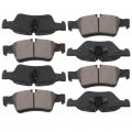 Aintier Automotive Replacement Brake Pads Front Rear Fit For Mercedes-benz Clk320 1998-1999 For Clk430 1999-2000 E300