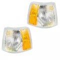 Partomotive For 93-97 Volvo 850 Corner Turn Signal Park Light Lamp Assembly Set Pair 