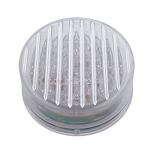 United Pacific Amber 2 5 Round 13 Led Clearance Side Marker Light Kit Grommet Wire Plug