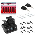 Hood Lock Set Kit Catch Latch Kits For 2007-2018 Jeep Wrangler Jk