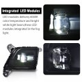 G-plus Led Fog Lights Compatible With 2019 2020 2021 Chevy Silverado 1500 Front Bumper Driving Lamps W O Wiring Kit Driver