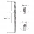 Uxcell 15mm Twist Drill Bits High-speed Steel Straight Shank Extra Long Bit 300mm Length For Wood Plastic Aluminum