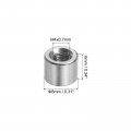 Uxcell 10pcs M4 Round Connector Nuts 304 Stainless Steel Coupling 6mm 0 24 Length Sleeve Rod Bar Stud Nut For Bracket M4x6x8mm