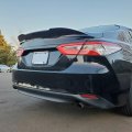 Rear Trunk Spoiler Wing For 2018-2024 Toyota Camry Le Xle Se Xse Hybrid All Models Duckbill High Kick Lip Tail Lid Glossy Black