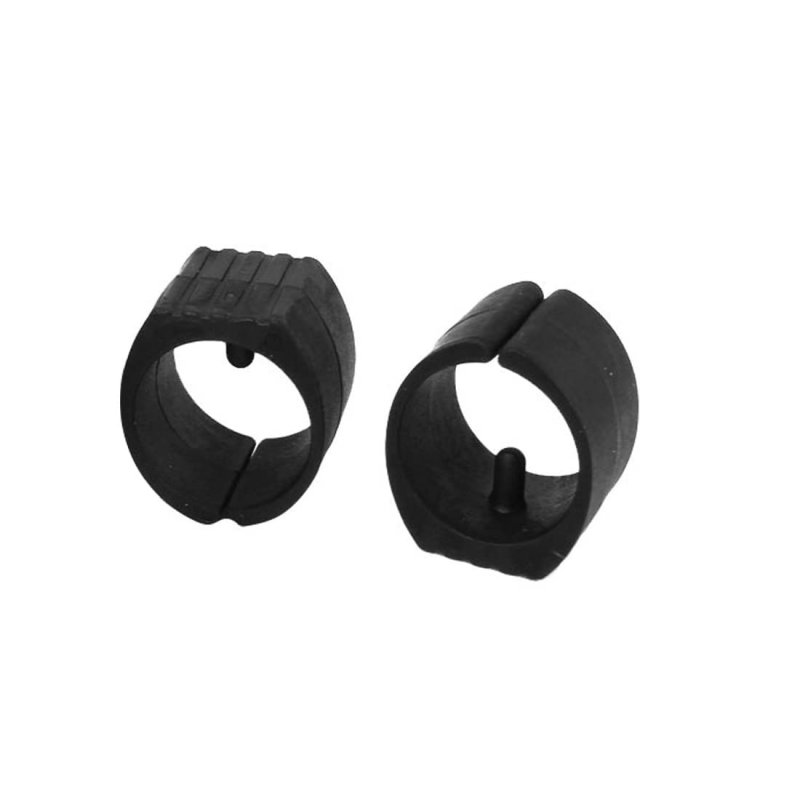 10 Pcs Chair Foot Floor Glides Single Prong U-shape Caps 24mm Dia