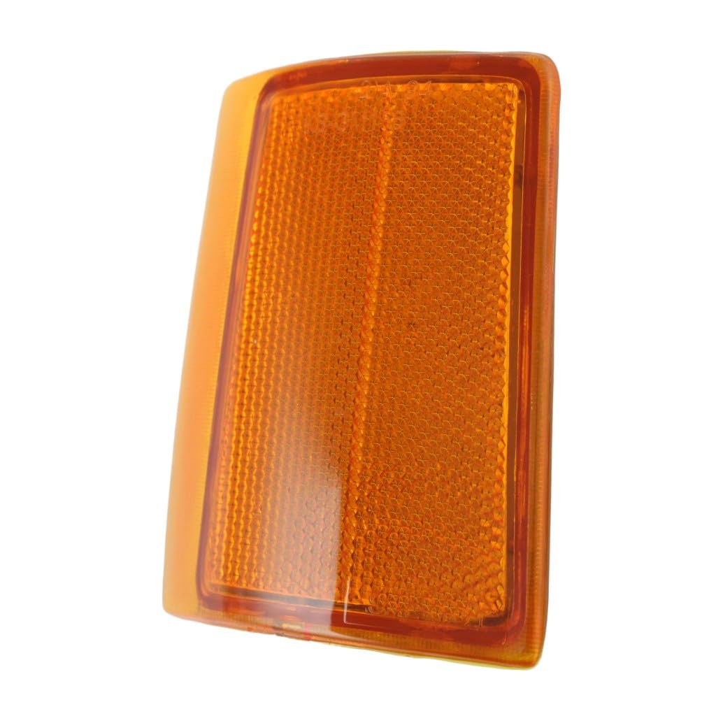 Front Upper Driver Side Reflector For Gmc C2500 C3500 1994 To 2000 Dual Composite Headlights Replaces Gm2550148