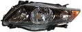 Tyc Left Headlight Assembly For 2009-2010 Toyota Corolla 