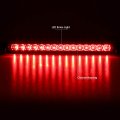 Auto Dynasty Full Led Chrome Third 3rd Rear High Mount Brake Light Stop Lamp Compatible With Pathfinder Infiniti Qx4 01-04
