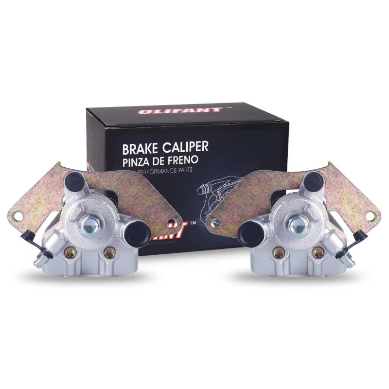 Olifant Front Brake Calipers For Honda Rancher 420 07-20 Foreman 500 12-20 Rubicon 15-20 Left Right With Pads 45150-hp5-601