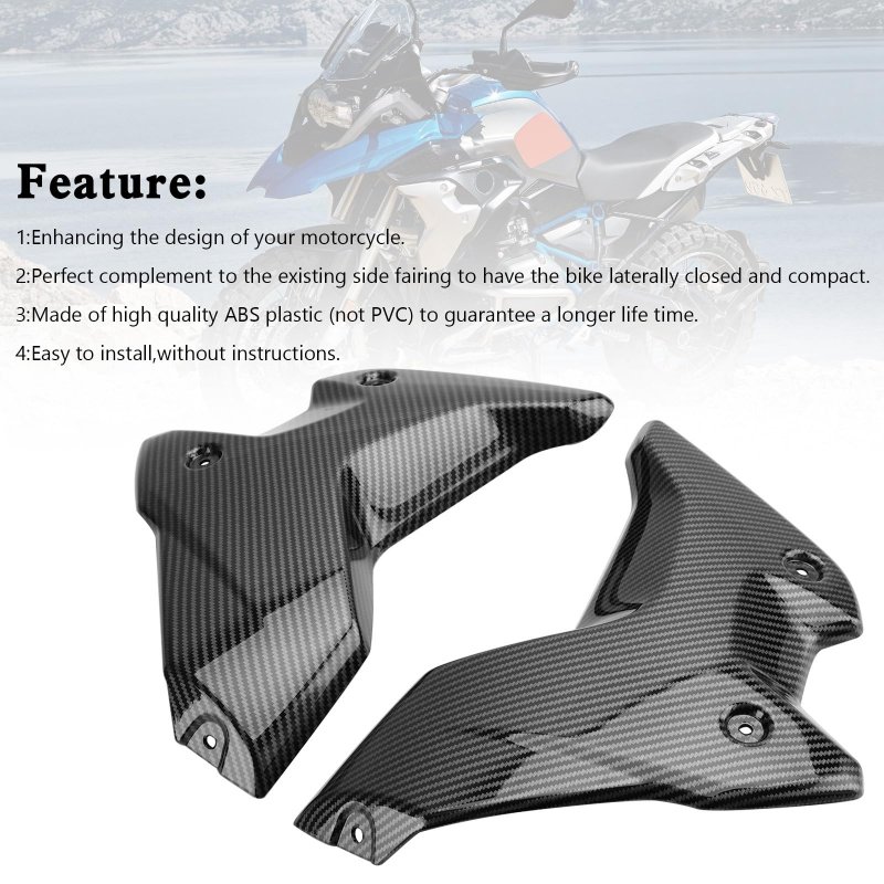 Side Frame Fairing Cowl Guards Radiator Cover Fit For Bmw R1250gs 2018-2023