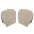 Secos Driver Passenger Bottom Leather Seat Cover Tan For Lincoln Mkx 2016 2017 2018 