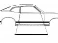 Lh Rh Black Rubber Door Opening Weatherstrip Seals 1970-77 Maverick 2-door Comet Grabber Gt D0dz-6221452