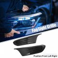 Uxcell 1 Pair No 5c6853665 5c6853666 Front Left Right Fog Light Grille Cover Trim Lamp For Volkswagen Jetta 2011-2014