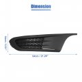 1 Pair No 5c6853665 5c6853666 Front Left Right Fog Light Grille Cover Trim Lamp For Volkswagen Jetta 2011-2014
