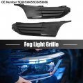 Uxcell 1 Pair No 5c6853665 5c6853666 Front Left Right Fog Light Grille Cover Trim Lamp For Volkswagen Jetta 2011-2014