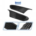 Uxcell 1 Pair No 5c6853665 5c6853666 Front Left Right Fog Light Grille Cover Trim Lamp For Volkswagen Jetta 2011-2014