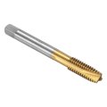Spiral Point Plug Threading Tap 3 8-24 Unf Ground Threads H2 High Speed Steel 6542 Titanium Coated Screw Taps Tapping Bit For 