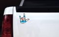 Stickertalk Chicago I Love You Hand Sticker 5 Inches By