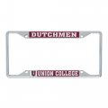 Union College Dutchmen Dutchwomen Metal License Plate Frame For Front Or Back Of Car Officially Licensed Mascot 