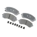 Front Ceramic Disc Brake Pad Set For Buick Rendezvous 2002 To 2007 Silver Classification Bonded Friction Replacement 19286128