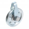 Uxcell 1 Set Garage Door Pulley 76mm 3 Inch Od Cable For System Silver Tone 