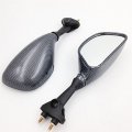 Xkh- Motorcycle Oem Aftermarket Mirrors Compatible With Kawasaki Zx636 2003-2004 Zx6rr 2003-2006 Carbon B00y44gz34