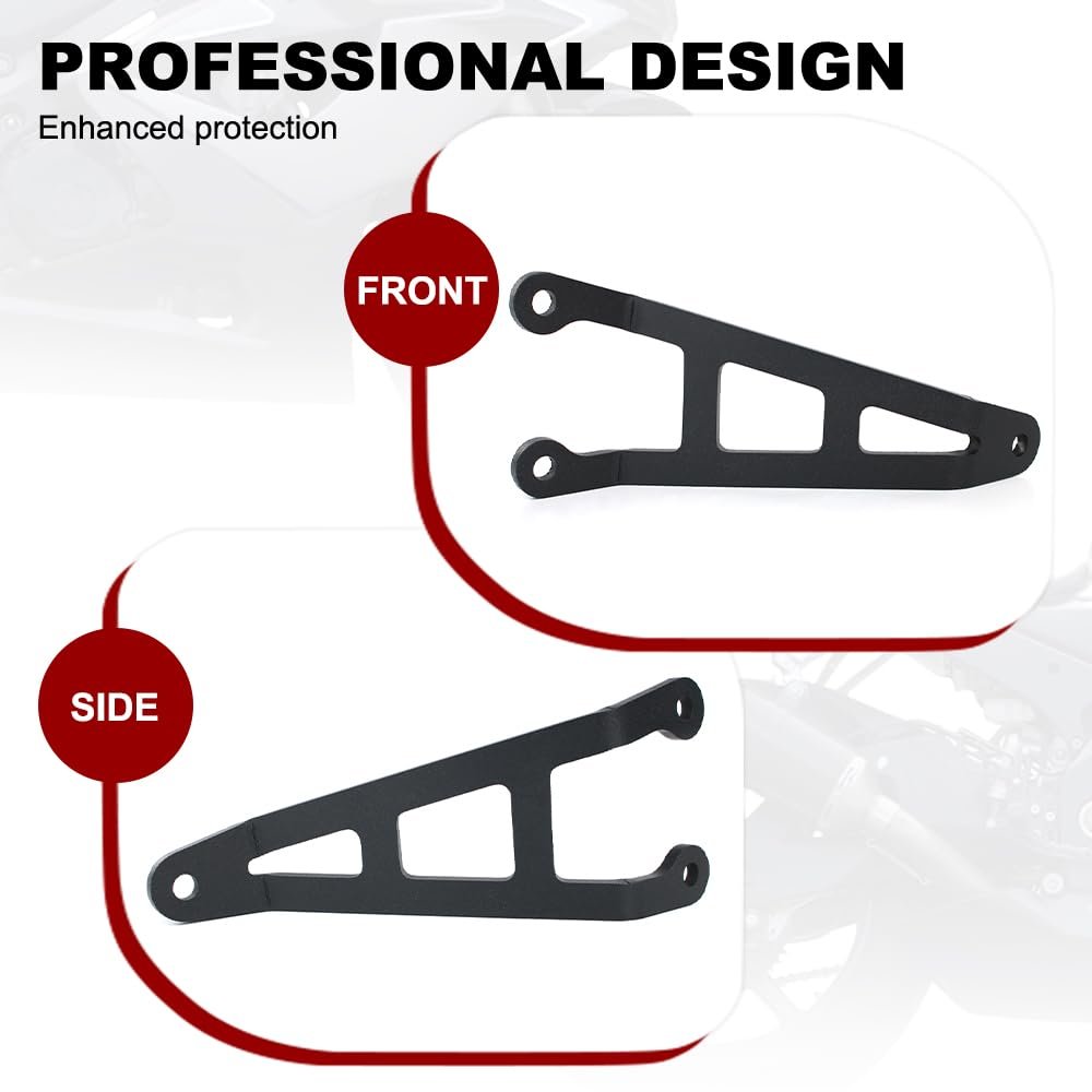 Motorcycle Exhaust Hanger Brackets For Gsx-r1000 2005 2006 Cnc Aluminum Support With Black Powder Coating