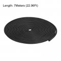 Uxcell Foam Rubber Weather Seal Strip 4mm 5 32 Diameter 7 Meters 22 96ft Long Round Epdm For Diy Gasket Warehouse Pads Tubing