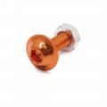 Uxcell 30pcs M6 Orange Aluminum Alloy Hex Socket Head Motorcycle Bolts Screws Nuts