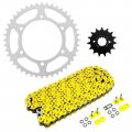For O-ring Drive Chain Sprockets Kit Fits Kawasaki Kl250 Klr250 1984 1985-2005 Mod-ztf1-4567