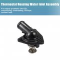 X Autohaux 19301pna003 Engine Coolant Thermostat Housing Assembly For Honda Cr-v 2002-2006 Acura Rsx 33949 902-5131 Ti24178
