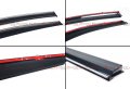 Premium Chrome Trim Clip-on Window Visor Rain Guard Deflector Compatible With 2019-2023 Nissan Altima