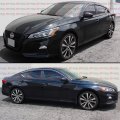Premium Chrome Trim Clip-on Window Visor Rain Guard Deflector Compatible With 2019-2023 Nissan Altima
