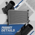 Dpi 13413 Factory Style 1-row Cooling Radiator Compatible With Soul 1 6l Non Turbo Mt 14-19 Aluminum Core