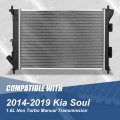 Dpi 13413 Factory Style 1-row Cooling Radiator Compatible With Soul 1 6l Non Turbo Mt 14-19 Aluminum Core