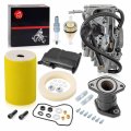 Carburetor Carb And Air Filter Foam Intake Manifold For Yamaha 1987-1998 Big Bear 350 1987-1995 Moto 4 Yfm350er 1996-1998