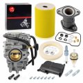 Carburetor Carb And Air Filter Foam Intake Manifold For Yamaha 1987-1998 Big Bear 350 1987-1995 Moto 4 Yfm350er 1996-1998