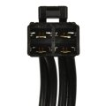 Electrical Connector For Ford Escort 1991 To 1996 Plastic And Metal Blade Terminal Push On Rectangle 9 In Wiring Harness 