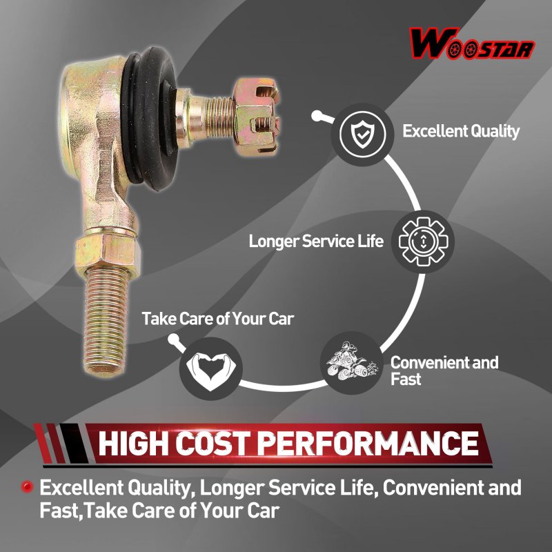 150mm Tie Rod End Replacement For 50cc 70cc 90cc 110cc 125cc 150cc 200cc 250cc Atv 4 Wheeler Quad