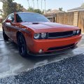 Kuafu Front Bumper Lip Compatible With 2008-2014 Dodge Challenger Replacement For 68109837aa Spoiler Splitter Air Dam Body