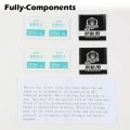 G-plus Car Door Window Pillar Posts Molding Trim Compatible With 97-03 Supercrew Crew Harley Ford F150 Black Set Mirror Cover