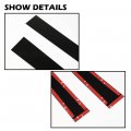 G-plus Car Door Window Pillar Posts Molding Trim Compatible With 97-03 Supercrew Crew Harley Ford F150 Black Set Mirror Cover