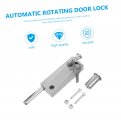 Housoutil Plug Metal Spring Latch Lock Pin Door Flush Bolts Cabinet Revolving Protector Concealed Sliding Bolt Double Zinc